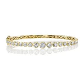 Shy Creation Crown Set Diamond Bangle