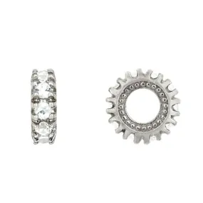 Silver & Peridot Charm S009P