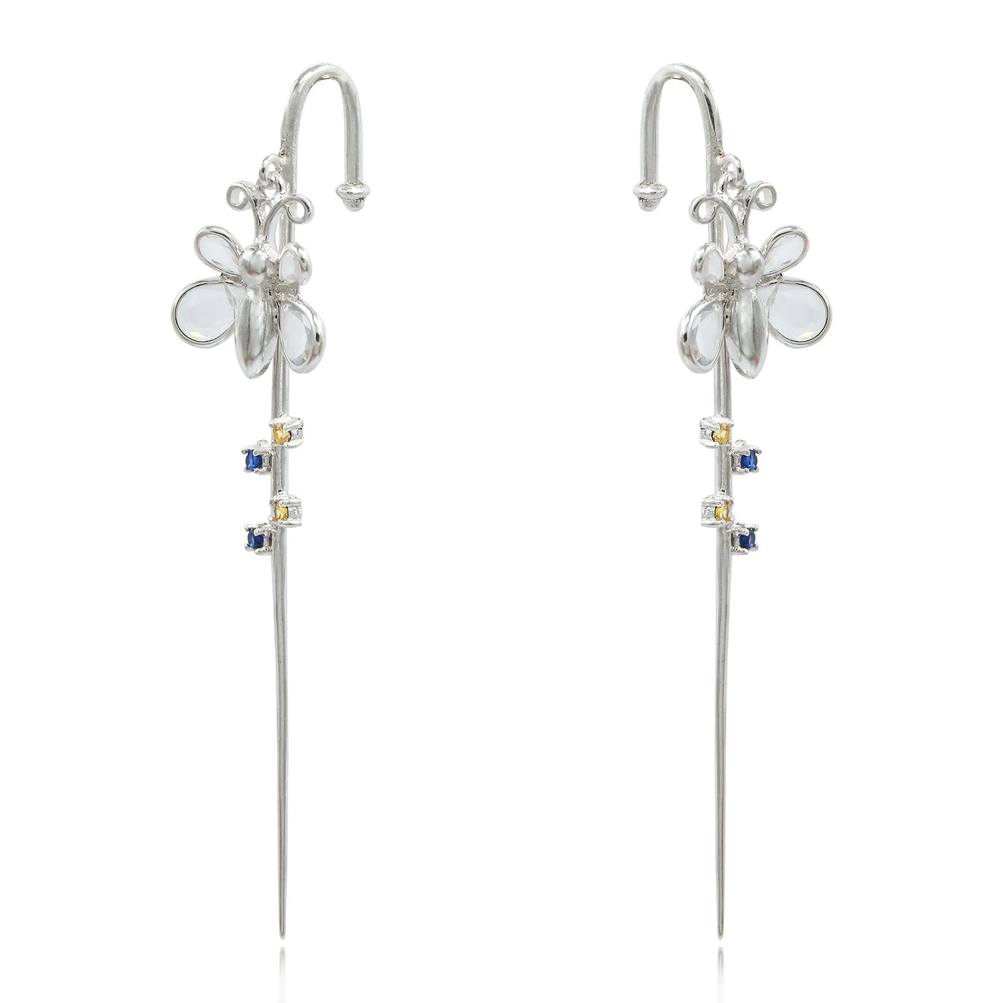 Silver Butterfly Earcuff