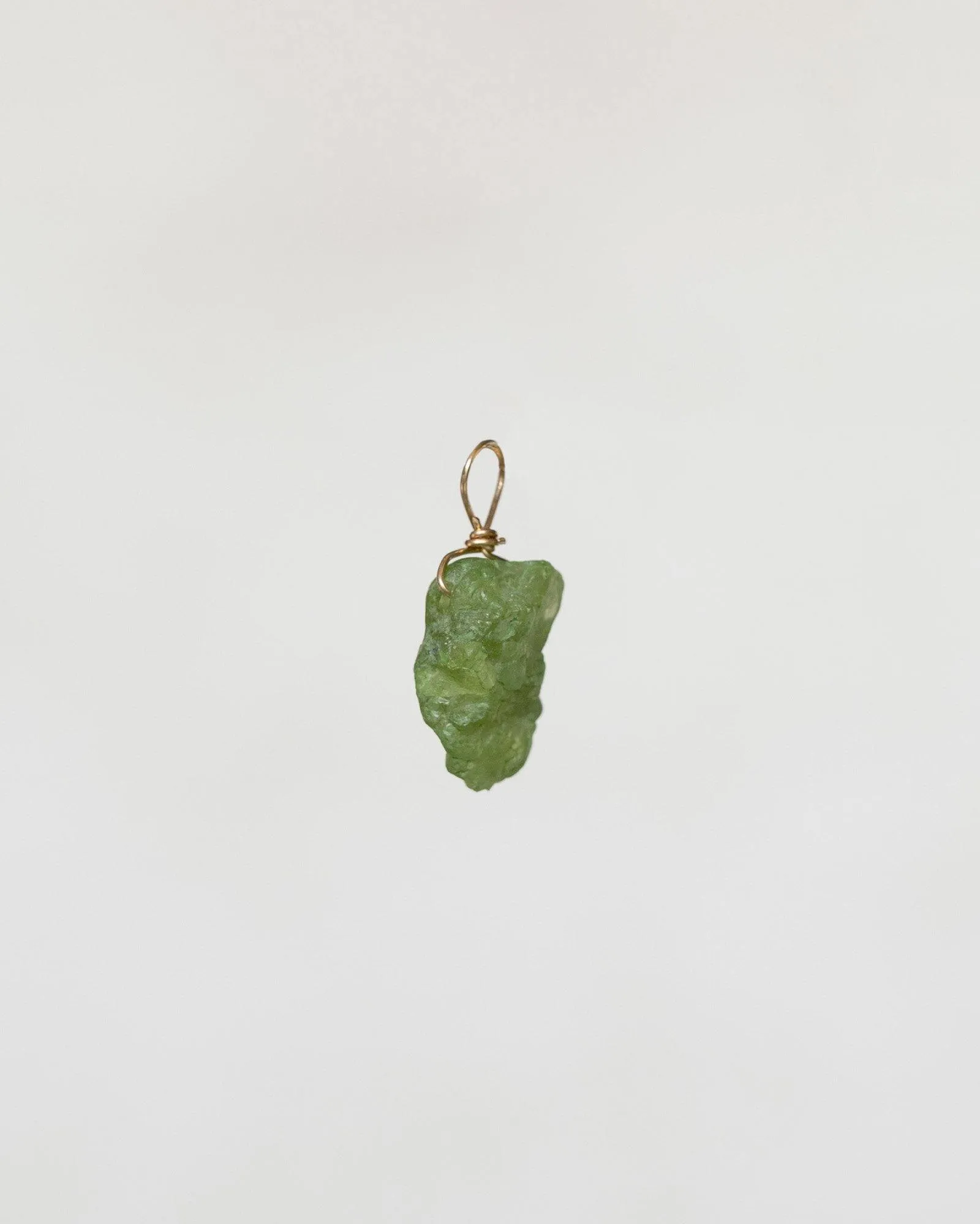 Single Earring Charm August Peridot Gold Filled