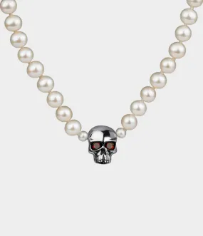 Skull & Pearl Necktie
