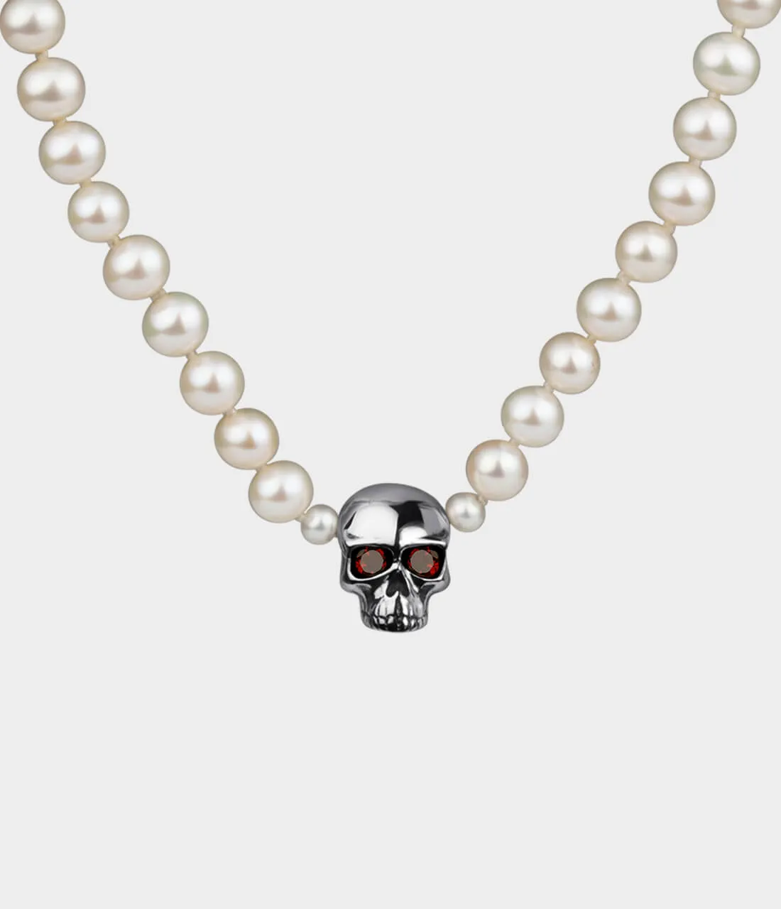 Skull & Pearl Necktie