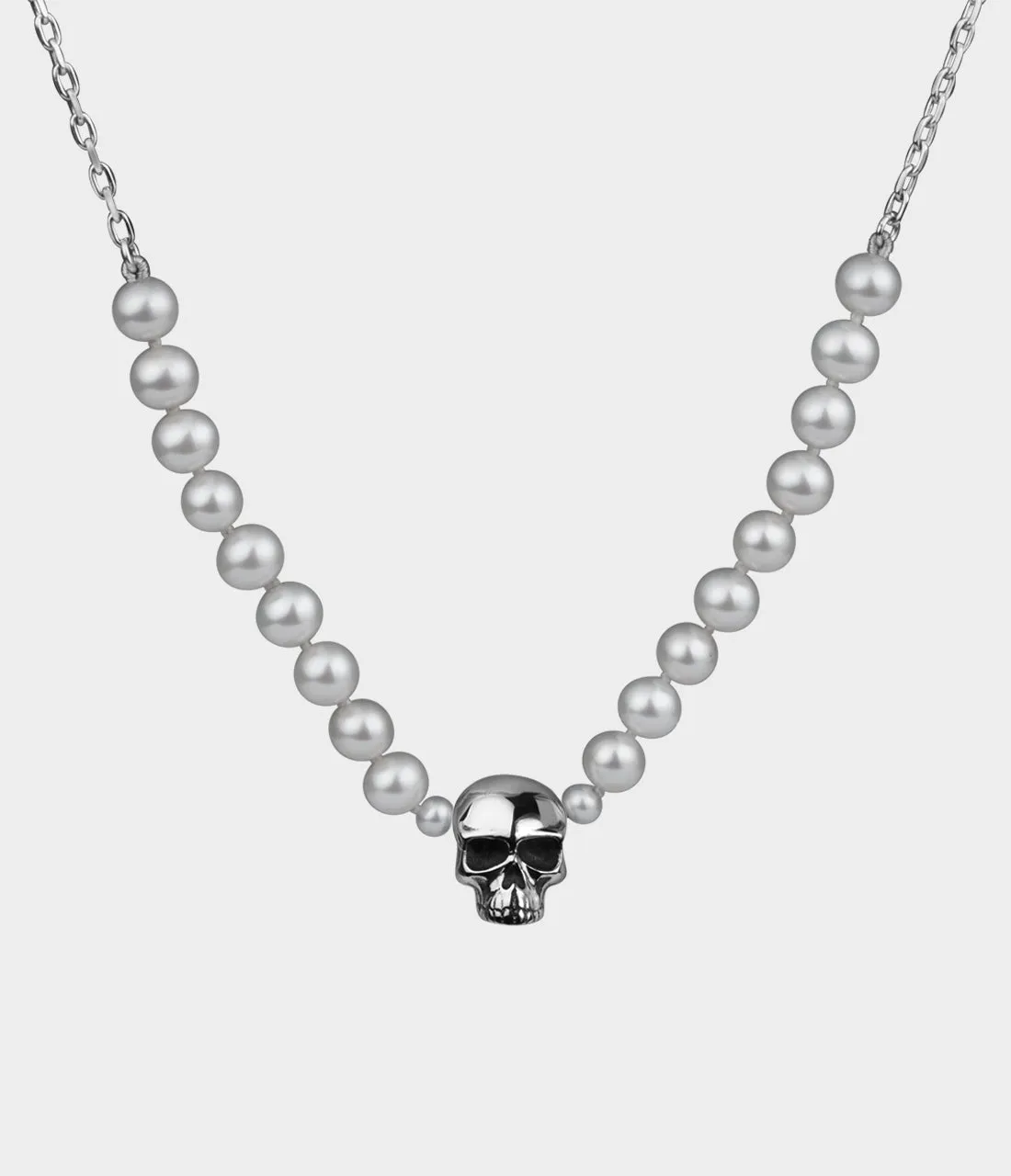 Skull & Pearl Necktie