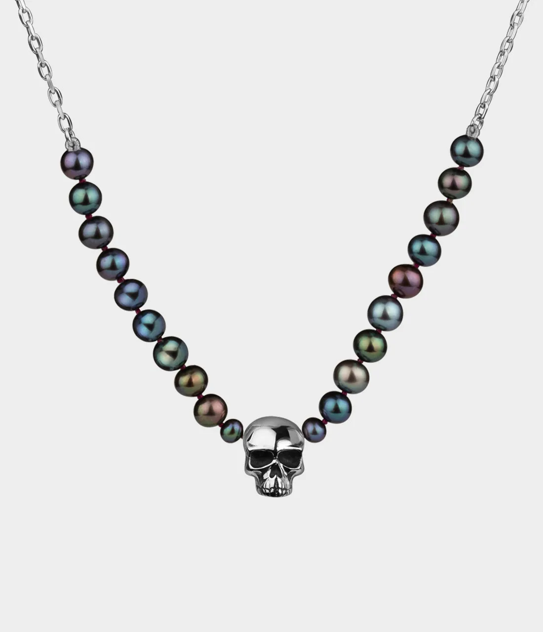 Skull & Pearl Necktie