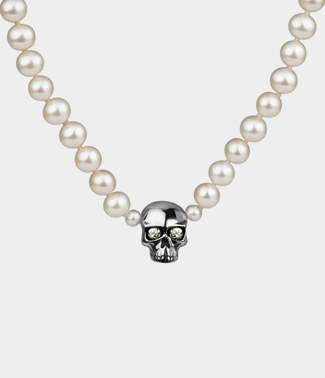 Skull & Pearl Necktie
