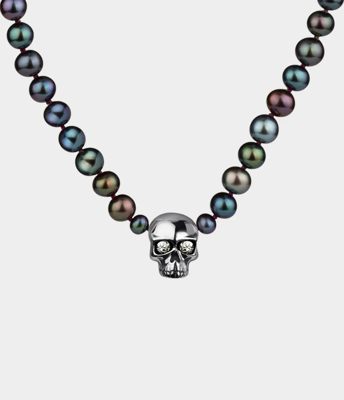 Skull & Pearl Necktie