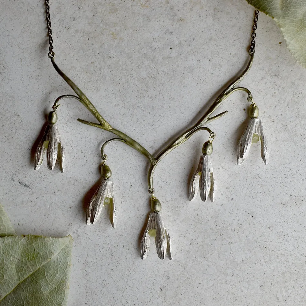 Snowdrops Statement Necklace