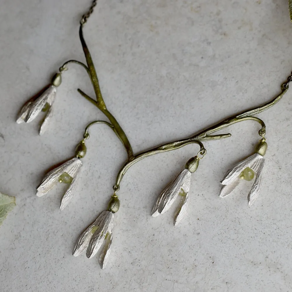 Snowdrops Statement Necklace