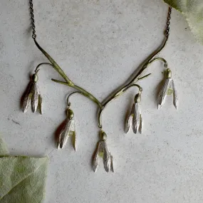 Snowdrops Statement Necklace