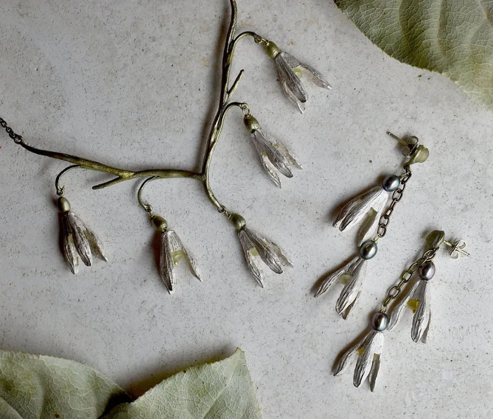 Snowdrops Statement Necklace