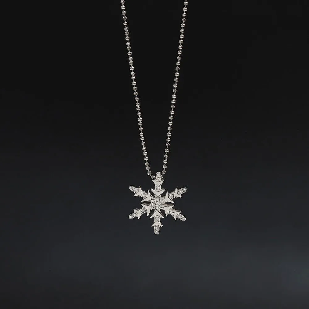 Snowflake Zircon Necklace