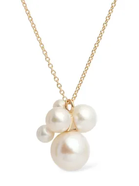Sophie Bille Brahe   Bisou Simple 14kt &amp; pearl necklace 