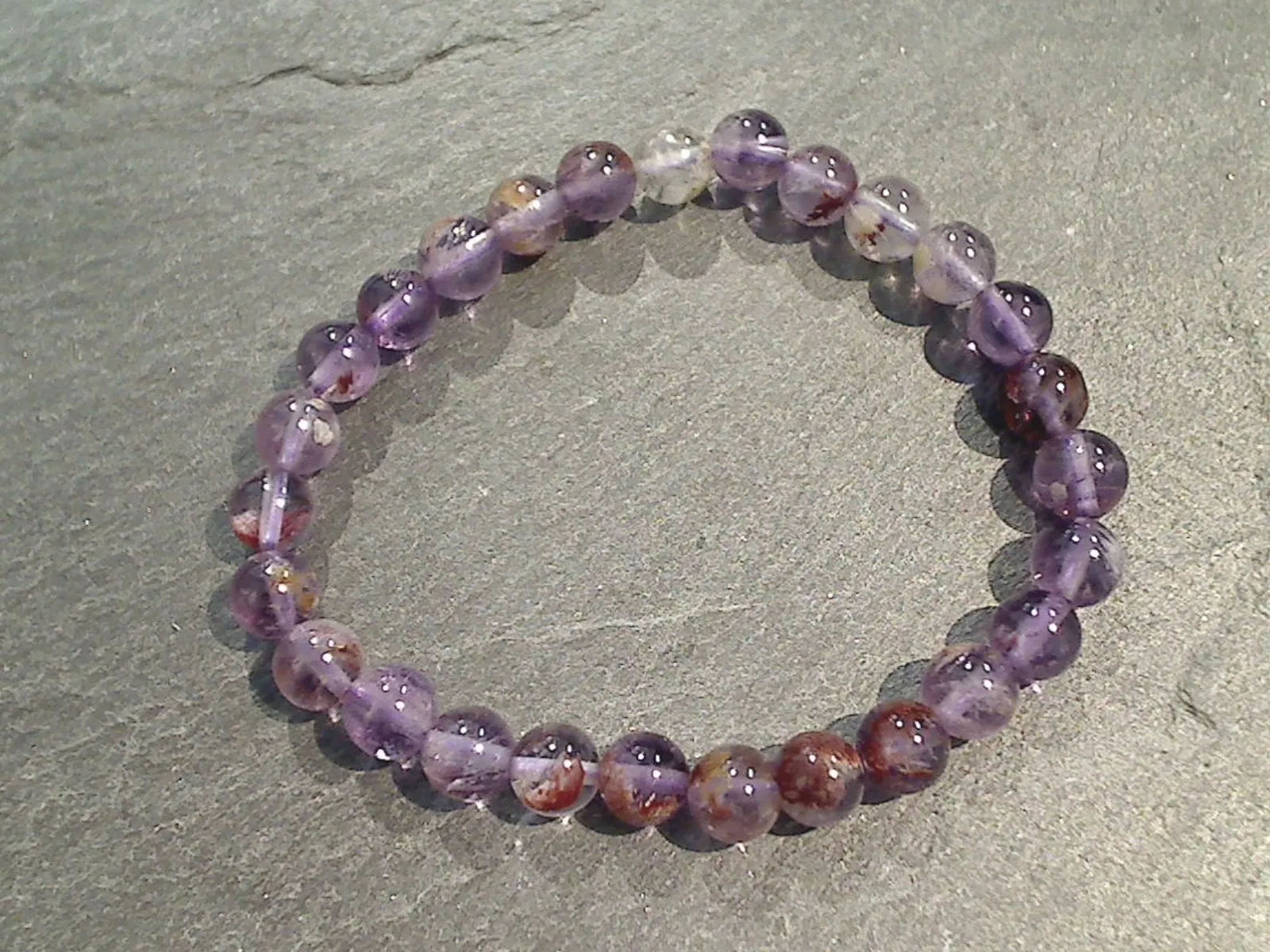 Super 7 Stone 7MM - 8MM Stretch Bracelet