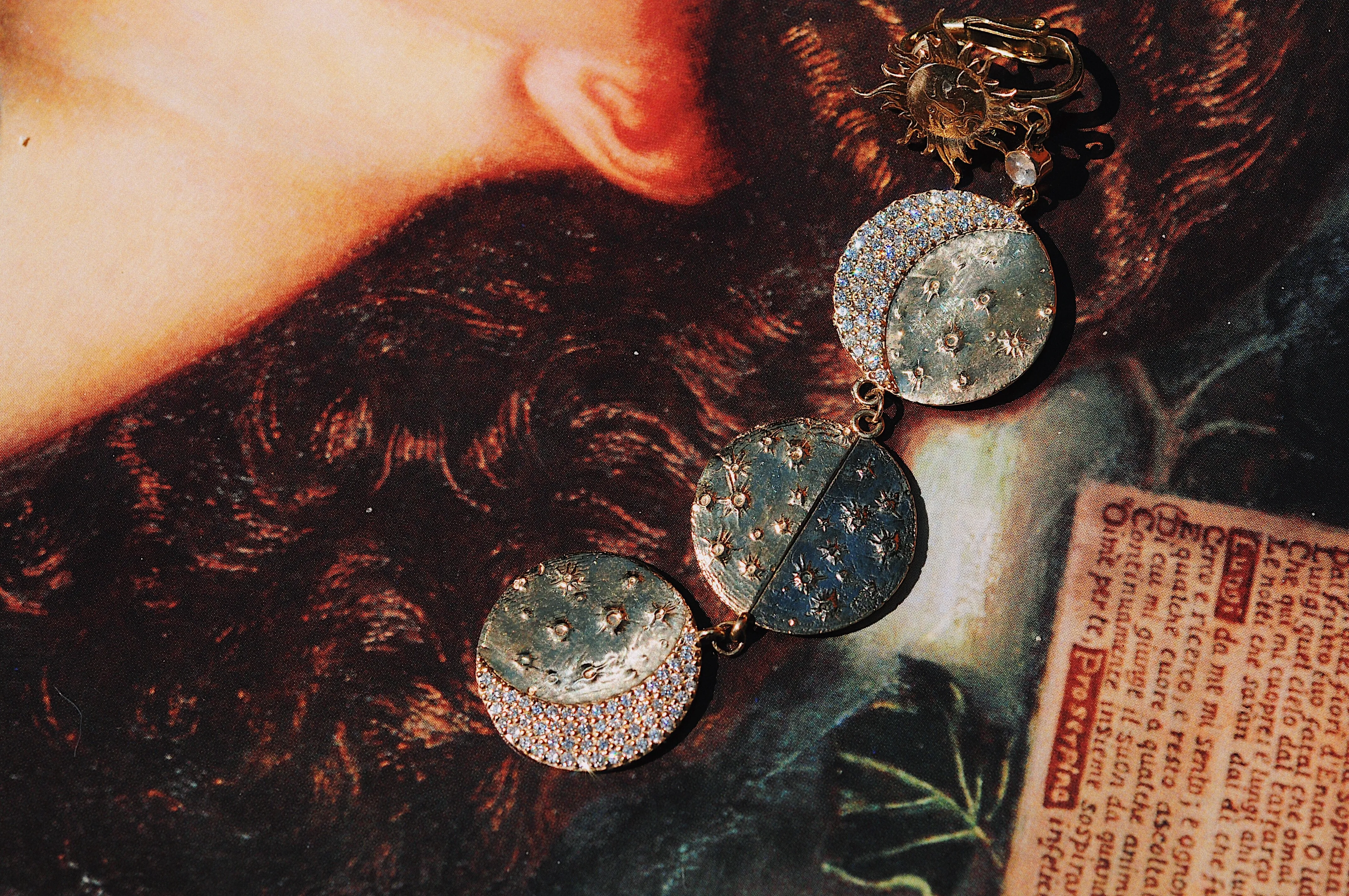 Supreme Moon Phase Earring