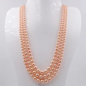Swarovski Pearl Necklace Layered Necklace Beaded Necklace Pearl Beaded Necklace Round Necklace Pearl Layered Necklace Swarovski Pearl Beads 4-10mm SKU: 6143357