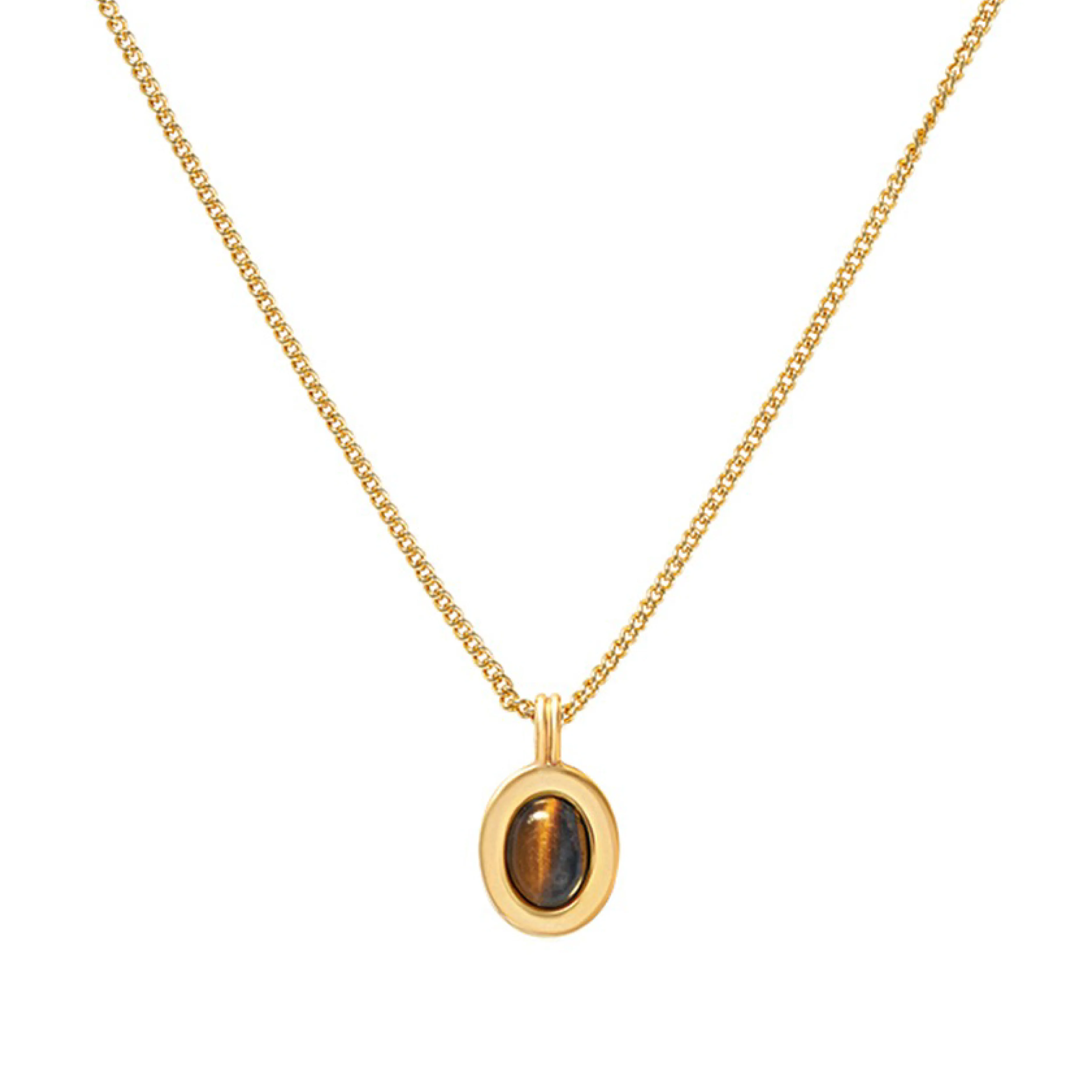 Taika Tiger-Eye Necklace