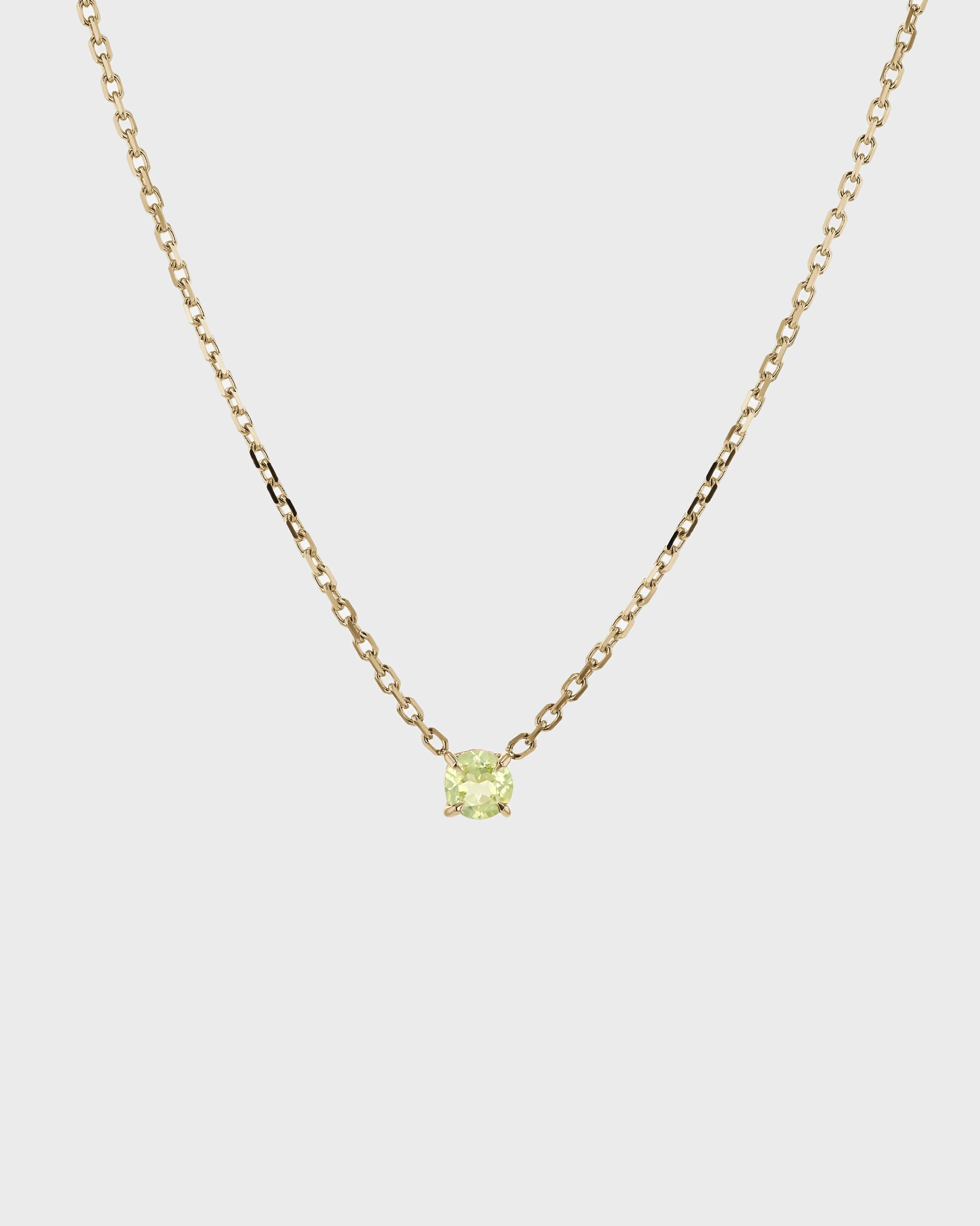 The Peridot Birthstone Necklace