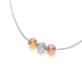 Three Colour Bead Necklace