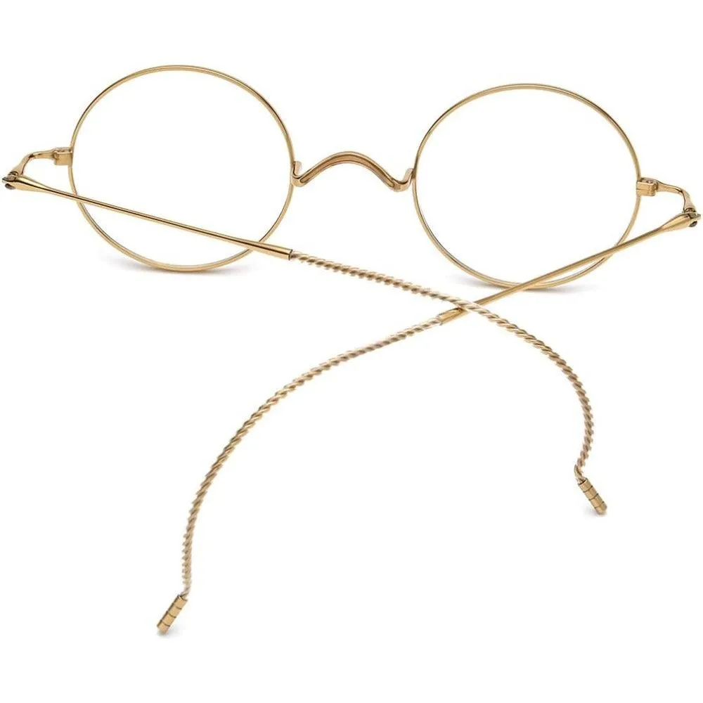 Titanium Wire Rim Glasses - No Nose Pads A185725