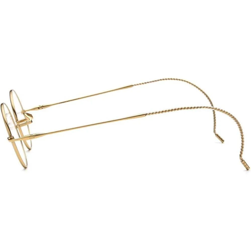 Titanium Wire Rim Glasses - No Nose Pads A185725