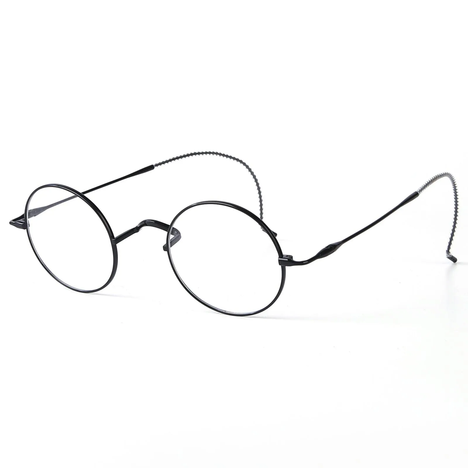Titanium Wire Rim Glasses - No Nose Pads A185725