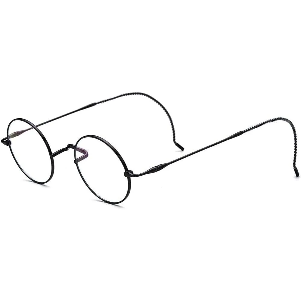 Titanium Wire Rim Glasses - No Nose Pads A185725