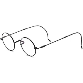 Titanium Wire Rim Glasses - No Nose Pads A185725