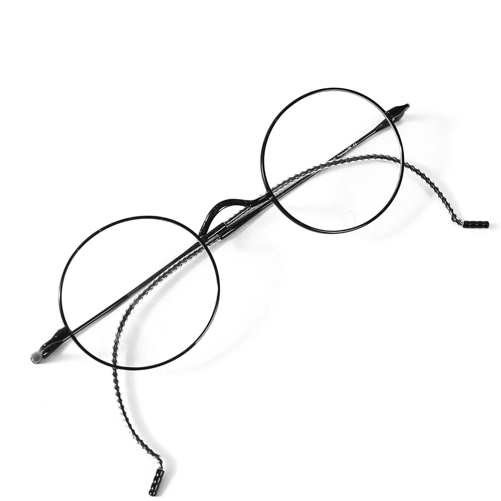 Titanium Wire Rim Glasses - No Nose Pads A185725