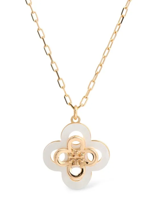 Tory Burch   Kira Clover pendant necklace 