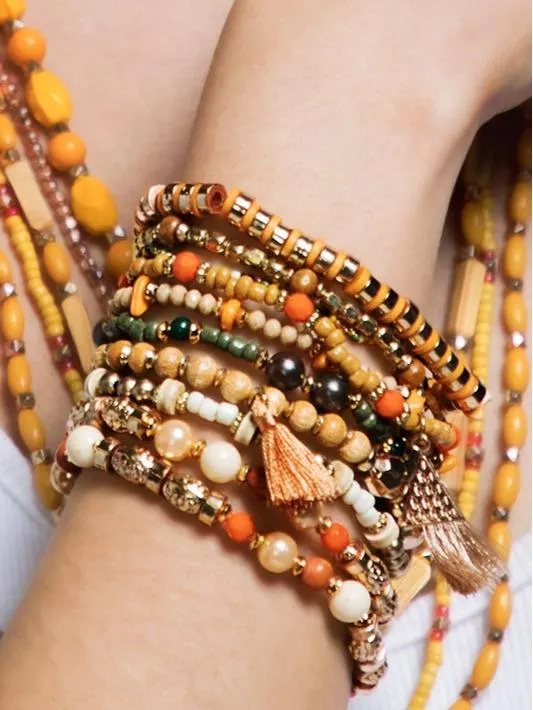 Touch of Humility Multi-Layered Beaded Bracelet