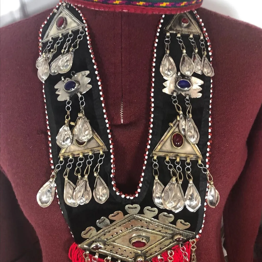 Turkmen Necklace Made With Old Pieces