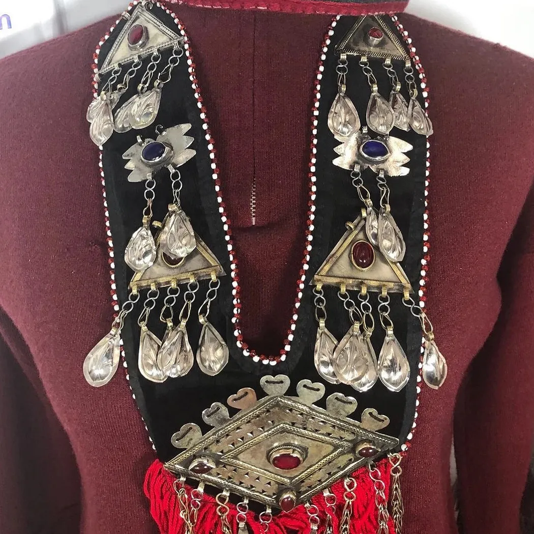 Turkmen Necklace Made With Old Pieces