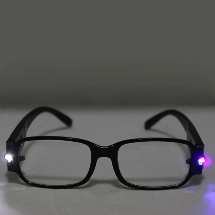 UV Protection White Resin Lens Reading Glasses with Currency Detecting Function,  2.50D