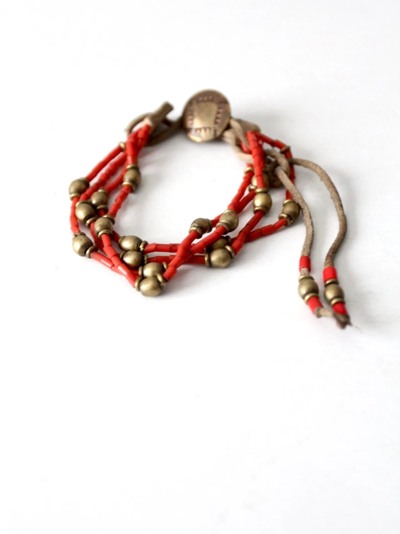 vintage boho beaded bracelet
