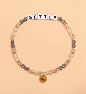 Volleyball Position Word Letter Bead Bracelet - SETTER