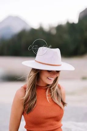 Wide Brimmed Felt Hat