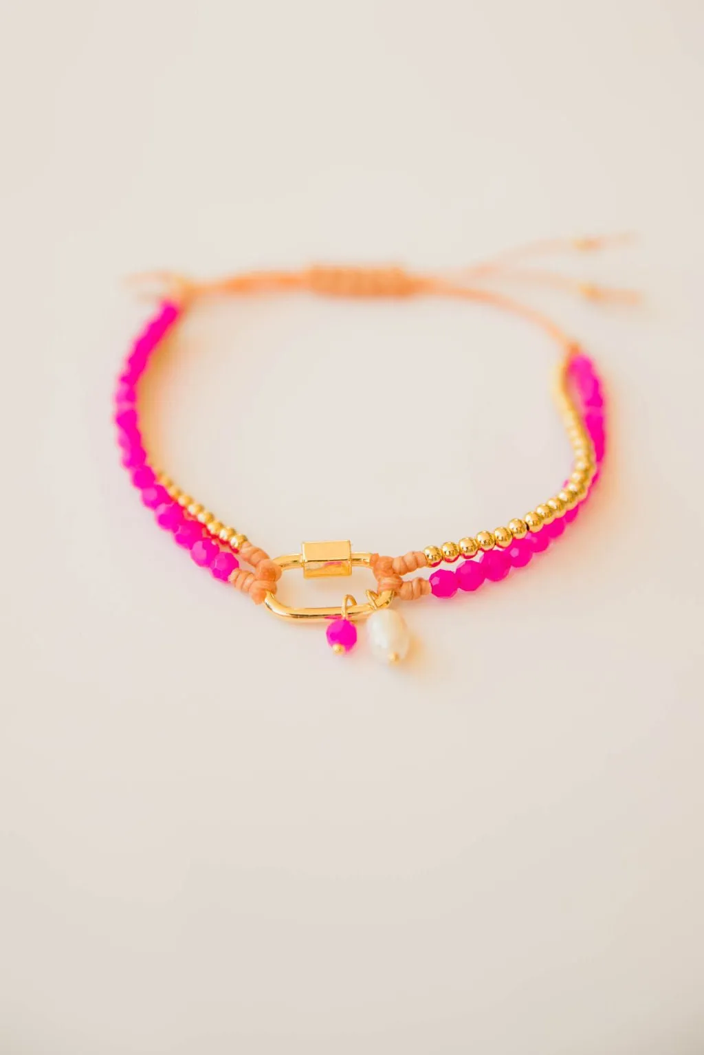 World's Collide Beaded Bracelet
