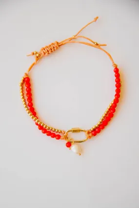 World's Collide Beaded Bracelet
