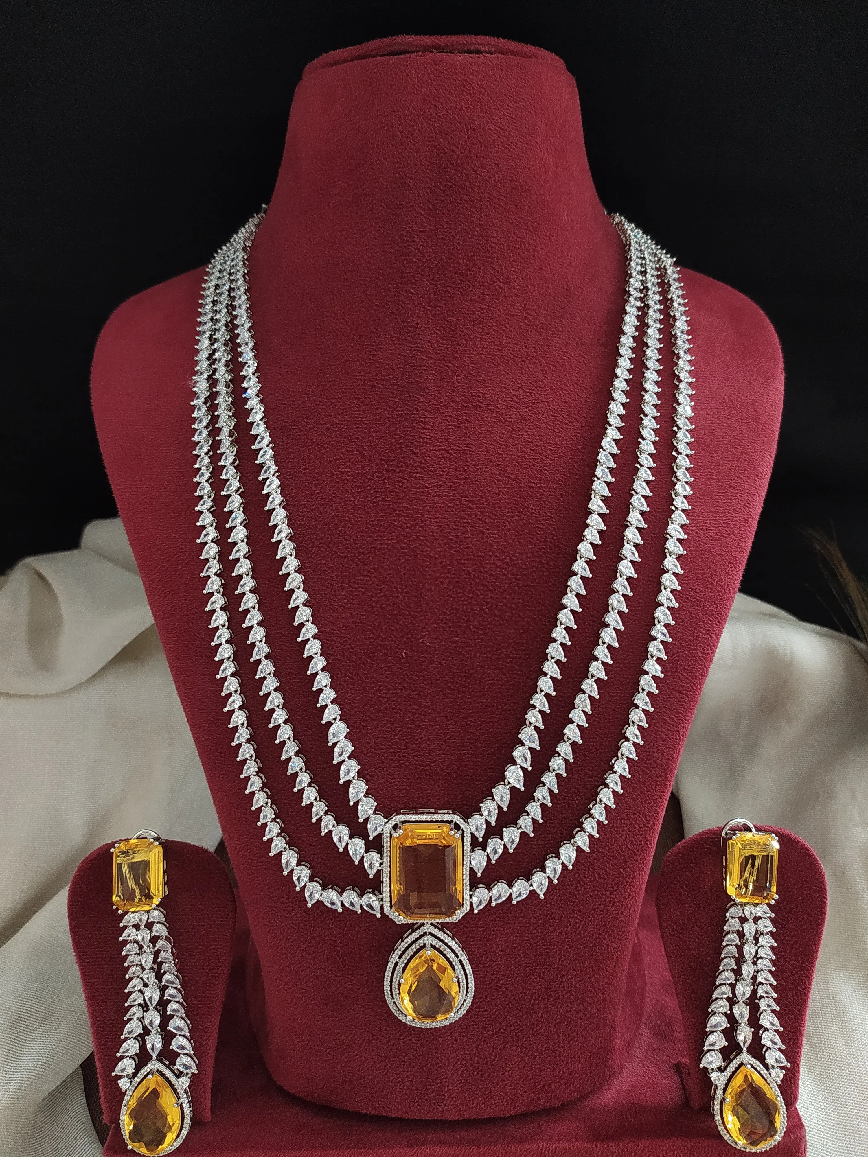 Zircon Double Layered Haram Set
